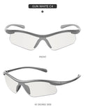 NNEDSZ 2 pcs Sports Cycling Windproof Sunglasses - UV Protection, Lightweight, Anti-Glare Design