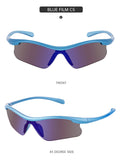 NNEDSZ 2 pcs Sports Cycling Windproof Sunglasses - UV Protection, Lightweight, Anti-Glare Design