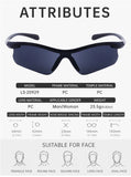 NNEDSZ 2 pcs Sports Cycling Windproof Sunglasses - UV Protection, Lightweight, Anti-Glare Design