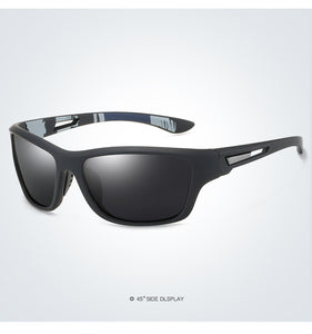 NNEDSZ 2 pcs Stylish Polarized Sports Sunglasses - UV Protection, Lightweight, Ideal for Fishing & Outdoor Activities