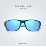 NNEDSZ 2 pcs Stylish Polarized Sports Sunglasses - UV Protection, Lightweight, Ideal for Fishing & Outdoor Activities
