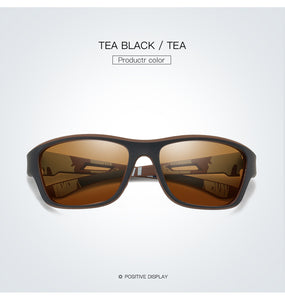 NNEDSZ 2 pcs Stylish Polarized Sports Sunglasses - UV Protection, Lightweight, Ideal for Fishing & Outdoor Activities