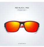NNEDSZ 2 pcs Stylish Polarized Sports Sunglasses - UV Protection, Lightweight, Ideal for Fishing & Outdoor Activities