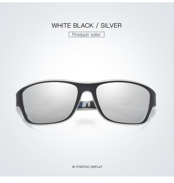 NNEDSZ 2 pcs Stylish Polarized Sports Sunglasses - UV Protection, Lightweight, Ideal for Fishing & Outdoor Activities