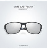 NNEDSZ 2 pcs Stylish Polarized Sports Sunglasses - UV Protection, Lightweight, Ideal for Fishing & Outdoor Activities