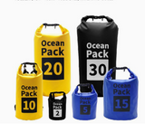 NNEDSZ Blue 10L Waterproof Dry Bag - PVC Mesh Rafting & Swimming Backpack