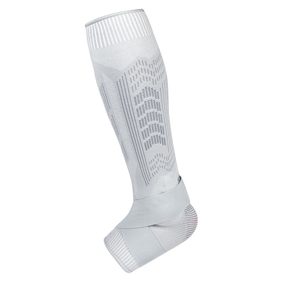 NNEDSZ Size XL 1 Pair Light Gray Compression Calf Sleeves for Sports - Adjustable Support for Running, Soccer, Hiking & More