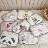NNEDSZ Donuts Pattern 2 Piece Set Kids Cooling Pad Set - 60x120cm Cartoon Latex Mattress Protector,  Pillow