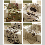 NNEDSZ Cats Pattern Soft and Absorbent 4-Layer Cotton Bath Towel for Adults and Children | Cartoon Design | 80*160 cm | Perfect for Bathing and Lounging