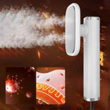 NNEDSZ White Mini USB Handheld Steamer & Iron Combo - Compact Portable Garment Steamer for Travel & Home Use