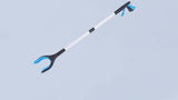 NNEDSZ Blue Foldable Grabber Tool with Silicone Non-Slip Claws - Ideal for Litter Picking, Outdoor Use, and Household Cleaning