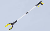 NNEDSZ Yellow Foldable Grabber Tool with Silicone Non-Slip Claws - Ideal for Litter Picking, Outdoor Use, and Household Cleaning