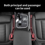 NNEDSZ Black Car Seat Gap Filler – 2 Pieces Car Interior Storage Organizer for Front Seat Seam