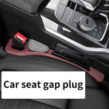 NNEDSZ Beige Car Seat Gap Filler - 2 Pieces Car Interior Storage Organizer for Front Seat Seam