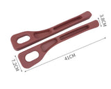 NNEDSZ Beige Car Seat Gap Filler - 2 Pieces Car Interior Storage Organizer for Front Seat Seam