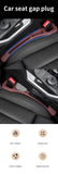 NNEDSZ Red Car Seat Gap Filler - 2 Pieces Car Interior Storage Organizer for Front Seat Seam