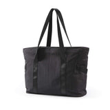 NNEDSZ Black Stylish and Practical Water-Resistant Tote Bag for Daily Use & Yoga – Spacious with Convenient Compartments