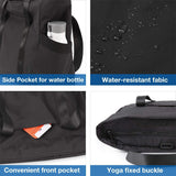 NNEDSZ Grey Stylish and Practical Water-Resistant Tote Bag for Daily Use & Yoga - Spacious with Convenient Compartments