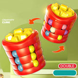 NNEDSZ 2 pcs set Burger Fidget Toy with Fries - Stress Relief Spinner and Brain Teaser for Kids - Fun Educational Toy for Focus and Dexterity
