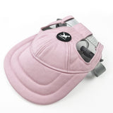 NNEDSZ Size S Pink Adjustable Pet Baseball Cap for Cats and Dogs - Cute Sun Protection Hat for Outdoor Adventures