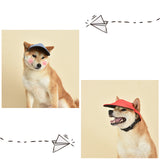 NNEDSZ Size S Light Blue Adjustable Pet Baseball Cap for Cats and Dogs - Cute Sun Protection Hat for Outdoor Adventures
