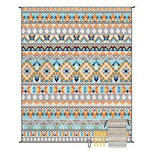 NNEDSZ Style STD-001-6 Colorful Quick Dry Beach Mat Sand Proof Waterproof Outdoor Picnic Blanket - Compact & Lightweight