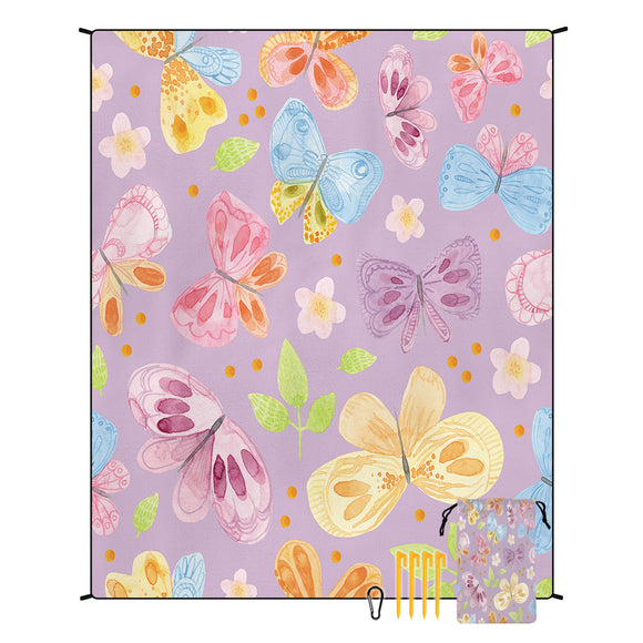 NNEDSZ Style STD-001-25 Colorful Quick Dry Beach Mat Sand Proof Waterproof Outdoor Picnic Blanket - Compact & Lightweight