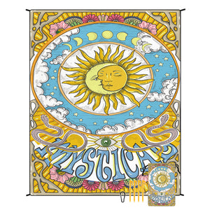 NNEDSZ Style STD-001-41 Colorful Quick Dry Beach Mat Sand Proof Waterproof Outdoor Picnic Blanket - Compact & Lightweight