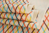 NNEDSZ Yellow Stripes Stitching Premium Picnic Mat - Extra Thick & Waterproof Oxford Cloth Camping Blanket - 145x180cm