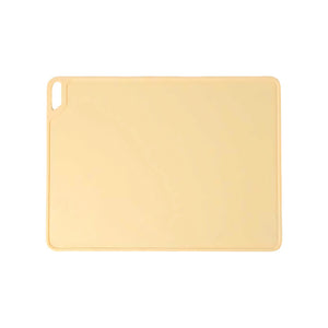 NNEDSZ 2 Pcs Yellow Safe & Durable Silicone Placemat - Heat Resistant, Spill-Proof Table Protector for Kids & Adults(30*40CM)