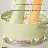 NNEDSZ 2 Pcs Pink Safe & Durable Silicone Placemat - Heat Resistant, Spill-Proof Table Protector for Kids & Adults(30*40CM)