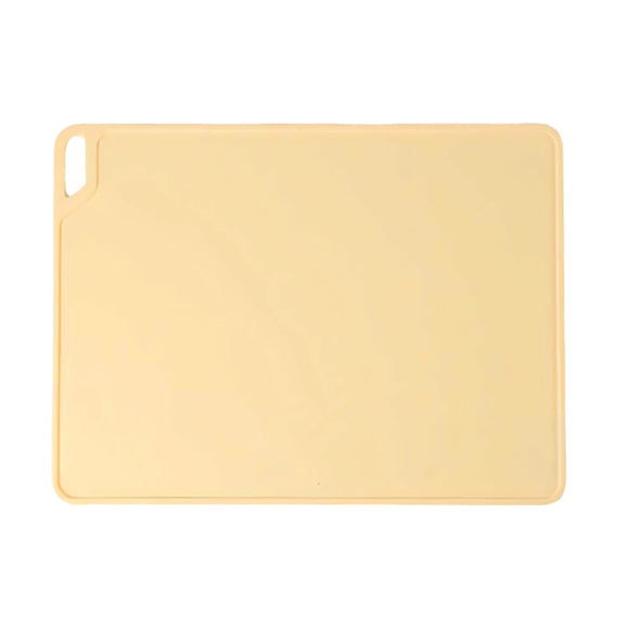 NNEDSZ Yellow Safe & Durable Silicone Placemat - Heat Resistant, Spill-Proof Table Protector for Kids & Adults(40*60CM)