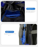 NNEDSZ Green High-Capacity Nylon Hiking Backpack - Durable, Multi-Functional Outdoor Travel Pack