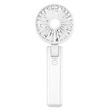 Dual-Blade Portable Neck Fan - Rechargeable USB Fan with Carabiner
