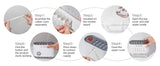 White Dynamic Color Changing Humidifier - Sound Control & Auto Shut-Of