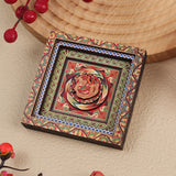 NNEDSZ 2-PCS 3D Wooden Fridge Magnet - Dunhuang Art Style, Creative Gift (Style 3)