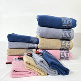 NNEDSZ Blue Luxury Cotton Towel Set - 6-Piece Highly Absorbent Bath & Hand Towels