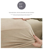 NNEDSZ 2 Pcs Beige Elegant Polyester Sofa Cover - Full Protection Against Cat Scratches & Wear