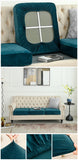 NNEDSZ 2 Pcs Green Elegant Polyester Sofa Cover - Full Protection Against Cat Scratches & Wear