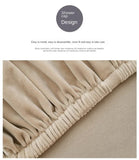 NNEDSZ 2 Pcs Dark Grey Elegant Polyester Sofa Cover - Full Protection Against Cat Scratches & Wear