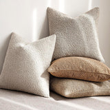 NNEDSZ 2 Pcs Pink Luxury Boucle Pillow Cover - Solid Color Faux Shearling Cushion Case for Sofa, 45x45cm, 230g (Pillow Insert Not Included)