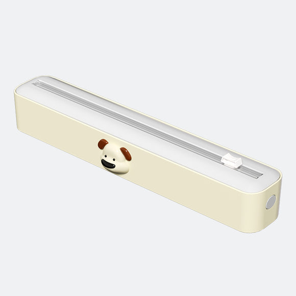 NNEDSZ 2 Pcs Beige And white Bidirectional Cling Film Cutter - Reusable Wrap Dispenser for Cling Film, Foil, and Parchment, 36x7x5cm (Cling Film Not Included)