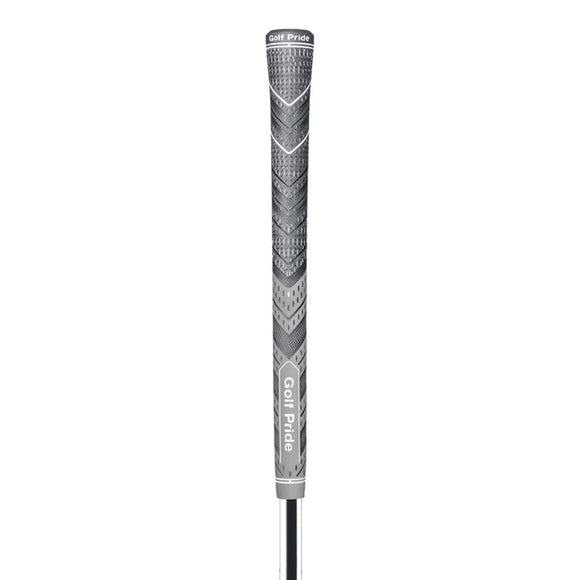 NNEDSZ 2 Pcs Grey Standard MCC PLUS4 Golf Grip - Standard Rubber and Cotton Thread Hybrid, 265 mm, 52g, Core 60
