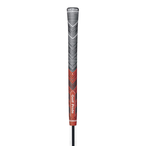 NNEDSZ 2 Pcs Red Standard MCC PLUS4 Golf Grip - Standard Rubber and Cotton Thread Hybrid, 265 mm, 52g, Core 60