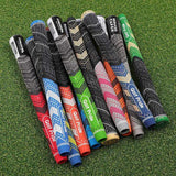 NNEDSZ 2 Pcs Red Standard MCC PLUS4 Golf Grip - Standard Rubber and Cotton Thread Hybrid, 265 mm, 52g, Core 60