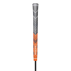 NNEDSZ 2 Pcs Orange Standard MCC PLUS4 Golf Grip - Standard Rubber and Cotton Thread Hybrid, 265 mm, 52g, Core 60