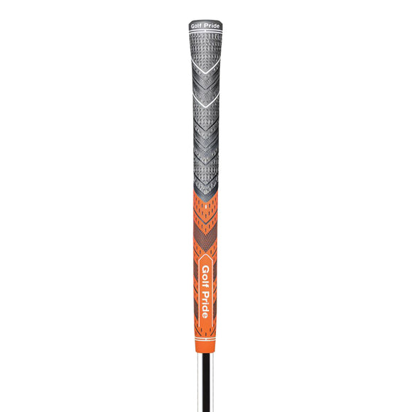 NNEDSZ 2 Pcs Orange Standard MCC PLUS4 Golf Grip - Standard Rubber and Cotton Thread Hybrid, 265 mm, 52g, Core 60