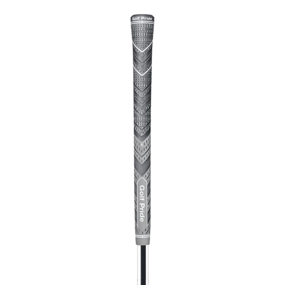 NNEDSZ 2 Pcs Grey MCC PLUS4 Midsize Golf Grip - Rubber and Cotton Thread Hybrid, 265 mm, 72g, Core 60