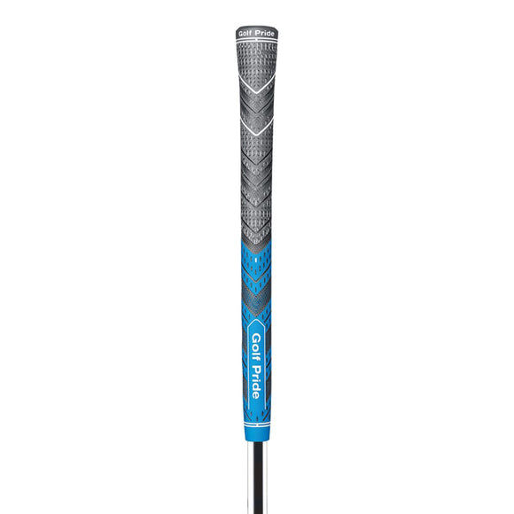 NNEDSZ 2 Pcs Blue MCC PLUS4 Midsize Golf Grip - Rubber and Cotton Thread Hybrid, 265 mm, 72g, Core 60