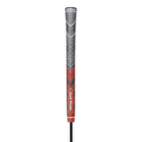 NNEDSZ 2 Pcs Red MCC PLUS4 Midsize Golf Grip - Rubber and Cotton Thread Hybrid, 265 mm, 72g, Core 60